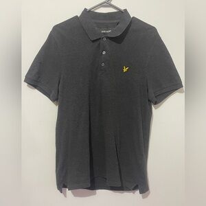 Lyle & Scott Men's Charcoal Polo Shirt